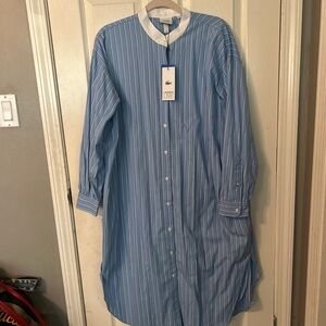 NWT Lacoste Shirt Dress